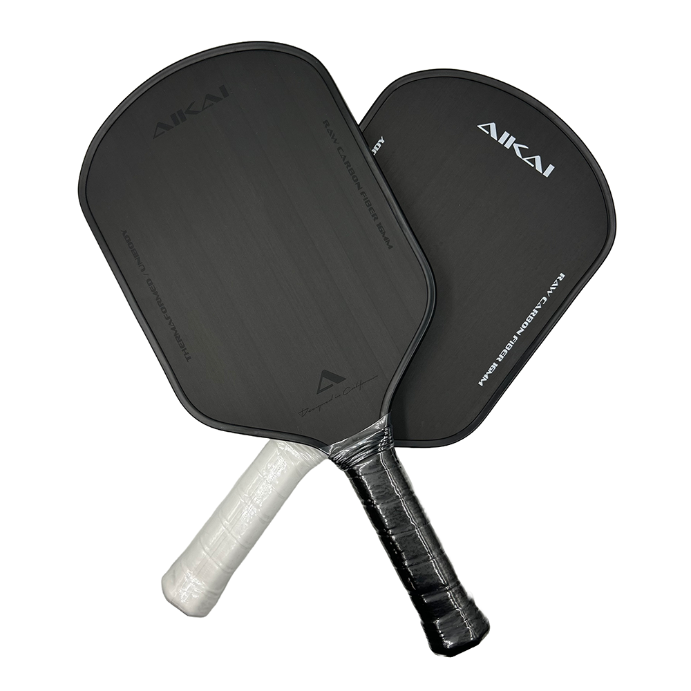 AIKAI 2-Paddle Bundle | Raw Carbon Fiber Pickleball Paddles for